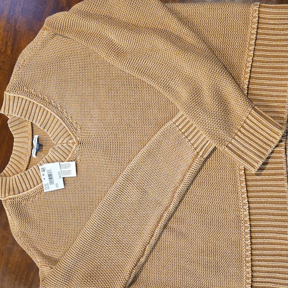 American Eagle Chunky Knit V Neck Sweater